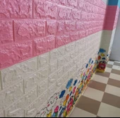 Renkli Duvarlar 70x77cm 1 Adet Tren Bulut Bebek Odası Kreş Kendinden Yapışkanlı 3D Dekoratif Duvar Paneli KağıdıNW30 thumbnail 7