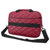 Addison 300111 13-14 Bordo Baklava Desenli Bilgisayar Notebook Çantası - 3