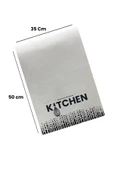 Valerine Life Kişiye İsme Özel Kitchen Mutfak Kurulama ve Fırın Beyaz El Havlusu %100 Pamuklu 35x50cm - 2