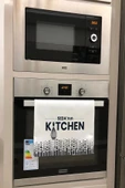 Valerine Life Kişiye İsme Özel Kitchen Mutfak Kurulama ve Fırın Beyaz El Havlusu %100 Pamuklu 35x50cm - 1