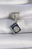 MuI MuI 316L Çelik Gümüş Renk Sallantı Passport Figür Nomination Charm thumbnail 1