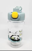 Shotay ST-7011 500ML Pipetli-Pipetsiz Tritan Mavi Şeffaf Matara Taşıma Aparatlı - 1