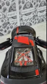 Diecast Audi R8 V10 Modifiye Performance Metal Işıklı Sesli Oyuncak Spor Araba 20 cm Siyah - 3