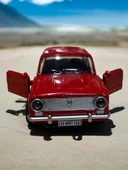 Metal Çek Bırak Murat 124 Araba Kırmızı Sesli ve Işıklı ( 1/36 Ölçek ) - 6