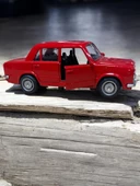 Metal Çek Bırak Murat 124 Araba Kırmızı Sesli ve Işıklı ( 1/36 Ölçek ) - 4