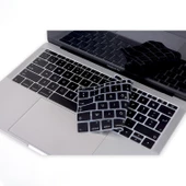 F Klavye Laptop Macbook Pro Kılıf DaktiloTip Baskı 12inç A1534-13inç A1708 ile Uyumlu - 1