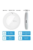 MiLi Mitag Airtag Apple Ile Uyumlu Apple MFI Sertifikalı Akıllı Takip Cihazı Kılıfsız Beyaz - 3