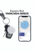MiLi Mitag Airtag Apple Ile Uyumlu Apple MFI Sertifikalı Akıllı Takip Cihazı Kılıfsız Beyaz - 6