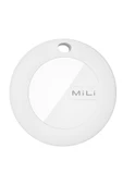 MiLi Mitag Airtag Apple Ile Uyumlu Apple MFI Sertifikalı Akıllı Takip Cihazı Kılıfsız Beyaz - 1