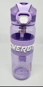 Shotay DL-24636 870ML Pipetli-Pipetsiz Tritan Mor Şeffaf Matara Taşıma Aparatlı - 3