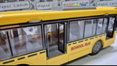 28 Cm Büyük Oyuncak Otobüs Işıklı Sesli Sürtmeli Oyuncak Okul &Şehir Metrobüs - 1
