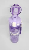 Shotay DL-24638 850ML Pipetli-Pipetsiz Tritan Mor Şeffaf Matara Taşıma Aparatlı - 3