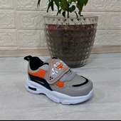 M.P One 3127 Gri-Siyah Işıklı Fuspetli Bebe Spor Ayakkabı thumbnail 4