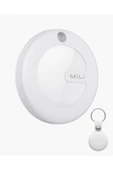 MiLi Mitag Airtag Konum Takip Cihazı Apple Lisanslı MFI Sertifikalı - Beyaz - 1