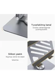 Tablet Standı 360° Dönebilen Tablet Tutucu Katlanabilir Alüminyum Tablet ve Telefon Standı - 7