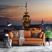 Günbatımı Kızkulesi Manzaralı Duvar Kağıdı thumbnail 1