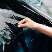 Saplı Ufak Köşelik Kenar Raglesi Cam Filmi Çekme Aparatı Siyah - 6