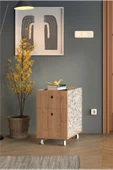 Zeyy-Modüler 2 Çekmeceli Tekerlekli Keson - Geri Dönüşüm Kompozit Panel (RCP) - 5