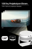 Hakopro T269 Pro Android 12.0 1280P 130 Inç HD 4K 180° Dönebilen Projeksiyon - 3