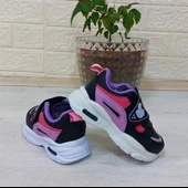 M.P One 3127 Siyah-Pembe Işıklı Fuspetli Bebe Spor Ayakkabı - 2