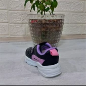 M.P One 3127 Siyah-Pembe Işıklı Fuspetli Bebe Spor Ayakkabı - 6