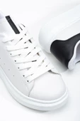 Fersatie Beyaz - Siyah Kadın Sneaker Günlük Ayakkabı - 3