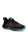 U.S Polo Assn. FLORIN WMN 4PR 101812667 Kadın Sneaker Ayakkabı Siyah Kırmızı 36-40 - 1