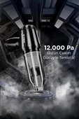 Torima LT-107C Mini Çok Fonksiyonlu Üflemeli Şarjlı Araç Süpürgesi El Süpürgesi - 5