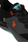 U.S Polo Assn. FLORIN WMN 4PR 101812667 Kadın Sneaker Ayakkabı Siyah Kırmızı 36-40 - 3