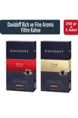 Davidoff Rich ve Fine Aroma Filtre Kahve 250 gr x 2 Adet - 1