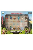 Minecraftt Oyuncak Figürleri 12 Figürlü Oyuncak Set Legoo Uyumlu 23 Parça - 1
