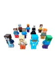 Minecraftt Oyuncak Figürleri 12 Figürlü Oyuncak Set Legoo Uyumlu 23 Parça - 4