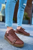 CH191 CKT Side Buckle Erkek Ayakkabı TABA thumbnail 1