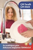 Double Sided Sponge, Bulaşık Süngeri - Çift Taraflı, Çizmez, Uzun Kullanım Ömürlü - 2