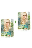 2 Paket Natural Beauty Amonyaksız Saç Boyası 0.1 Platin Sarısı - 1