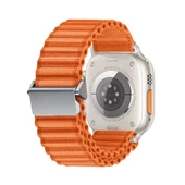 Apple Watch 10 46mm Zore KRD-123 Naylon Kumaş Hasır Örgülü Kordon - 1