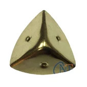 Dekoratif, Kutu, Sandık Köşesi - 45x28 mm, Büyük, Sarı, 100 Adet - 1