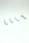 4 Adet Plastik Çengelli Eşarp Ve Şal İğnesi Beyaz 4 cm - 2