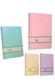 Gıpta Thebook Pastels İp Dikişli Sert Kapak 20x28cm 120 Yaprak Kareli Defter - 1