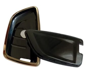 Bmw F G Serisi Fem Smart Anahtar Kumanda Kılıfı Oto Anahtarlık Siyah Gold thumbnail 4