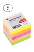 Noki Memo Stick 50X50 Mm Karışık Renk Neon Küp Blok - 1