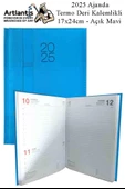 2025 Ajanda Ciltli Dermo Kapak 1 Adet 17x24 cm Ajanda 2025 Çizgili Ajanda Günlük Planlayıcı Termo Kapak 7017 Ofis Okul - 4