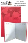 2025 Ajanda Ciltli Termo Kapak 1 Adet 17x24 cm Ajanda 2025 Çizgili Ajanda Günlük Planlayıcı Termo Kapak 7000 Ofis Okul - 3