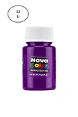 Nova Color Kumaş Boyası Şişe 30 Ml Mor 12 Li - 1