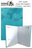 2025 Ajanda Ciltli Termo Kapak 1 Adet 17x24 cm Ajanda 2025 Çizgili Ajanda Günlük Planlayıcı Termo Kapak 7000 Ofis Okul - 1