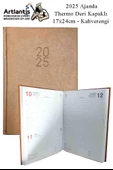 2025 Ajanda Ciltli Thermo Kapak 1 Adet 17x24 cm Ajanda 2025 Çizgili Ajanda Günlük Planlayıcı Termo Kapak 997 Ofis Okul - 2