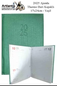 2025 Ajanda Ciltli Thermo Kapak 1 Adet 17x24 cm Ajanda 2025 Çizgili Ajanda Günlük Planlayıcı Termo Kapak 997 Ofis Okul - 5