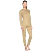 Yetişkin Termal İçlik - Thermoform - Active Ribana - Kum thumbnail 5