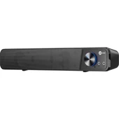 Lecoo DS111 Kablolu (USB + 3.5mm Jack Girişli) 6W Soundbar Taşınabilir Stereo Hoparlör Siyah thumbnail 1