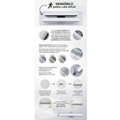 Cata CT-5249 Martı Cabinet Şarjlı Mıknatıslı Dokunmatik Anahtarlı Led Lamba - 7